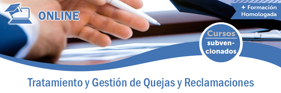 Curso De Tratamiento Y GestiÓn De Quejas Y Reclamaciones Formtec 1757